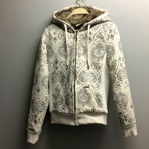 Faux Fur Lined Sweatshirt